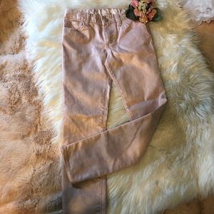 GAP Shimmery Blush Pink Super Skinny Jeans